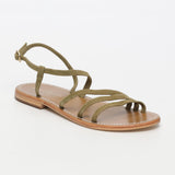 AHI sandales en cuir olive