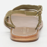 AHI sandales en cuir olive