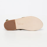 AHI sandales en cuir olive