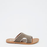 INTERVALLE mules en cuir