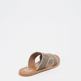 INTERVALLE mules en cuir