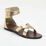 KALIE Sandale brillante en cuir