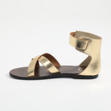 KALIE Sandale brillante en cuir