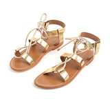 LEILANI Sandale brillante en cuir