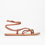 ELANIE Sandale neutre en cuir