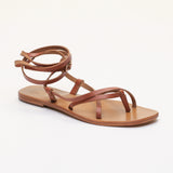 ELANIE Sandale neutre en cuir