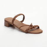GERALDINE talons en cuir