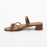 GERALDINE talons en cuir
