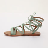 CRESCENT sandales en cuir