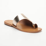Abhigita mules entre-doigts en cuir
