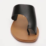 Abhigita mules entre-doigts en cuir