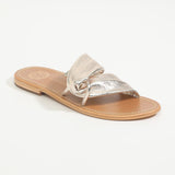 CHICORY Mule brillante en cuir