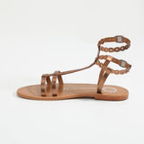 JESSAMINE Sandale brillante en cuir