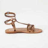 JESSAMINE Sandale brillante en cuir