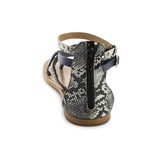 MONROE Sandale neutre en cuir