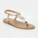 JERSEY Sandale brillante en cuir