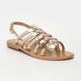 OLLEROS Sandale brillante en cuir