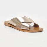 LIMA Mule brillante en cuir