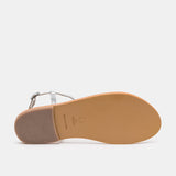 PASCO Sandale brillante en cuir