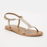 LORIA Sandale brillante en cuir