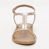 LORIA Sandale brillante en cuir