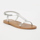 LORIA Sandale brillante en cuir