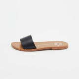 YORK Mule neutre en cuir