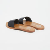 YORK Mule neutre en cuir