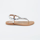 WAKEFIELD Sandale brillante en cuir