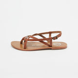 MORRIS Sandale neutre en cuir
