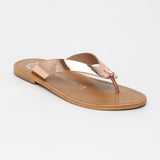 SUTTER Mule brillante en cuir