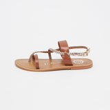 YANKEE Sandale en cuir