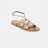 MORGAN Sandale brillante en cuir