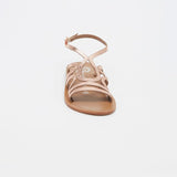 MORGAN Sandale brillante en cuir