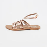 MORGAN Sandale brillante en cuir