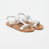 BURKE Sandale brillante en cuir