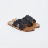 NASSAU Mule neutre en cuir