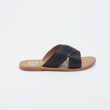 NASSAU Mule neutre en cuir