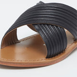 NASSAU Mule neutre en cuir