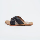 NASSAU Mule neutre en cuir