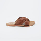 NASSAU Mule neutre en cuir