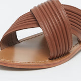 NASSAU Mule neutre en cuir