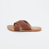 NASSAU Mule neutre en cuir