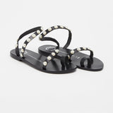 LEXINGTON Sandale neutre en cuir