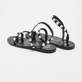 LEXINGTON Sandale neutre en cuir