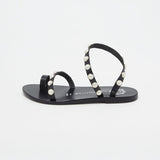 LEXINGTON Sandale neutre en cuir