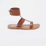 HALSEY Sandale neutre en cuir