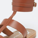 HALSEY Sandale neutre en cuir