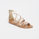 BORO Sandale poudrée en cuir