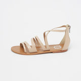 BORO Sandale poudrée en cuir